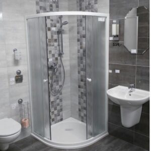 corner shower enclosure