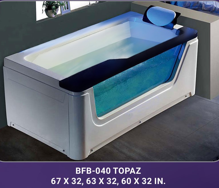 jacuzzi glass bathtub in Bangladesh
