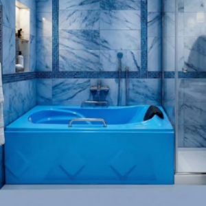 Free Standing Bathtub, Fiber Bathtab, Box Bathtub, Blue Color Bathtub, বাথটাব